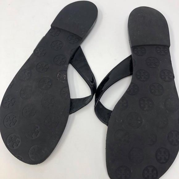 Tory birch black flip flops - Picture 4 of 7